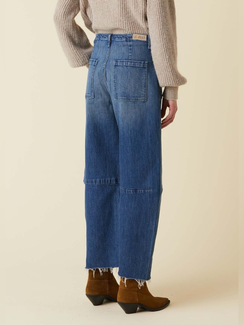 Le Jean Soft Utility Barrel in London Calling sz 24 - Picture 8 of 8